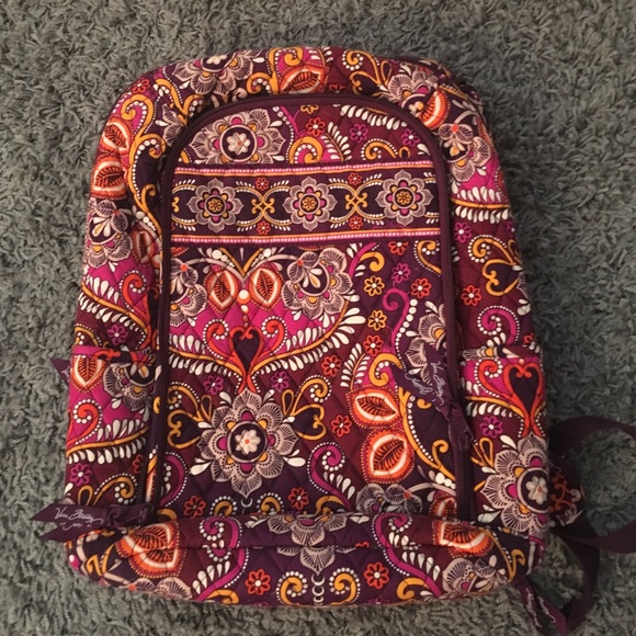 Vera Bradley Safari Sunset Laptop Backpack