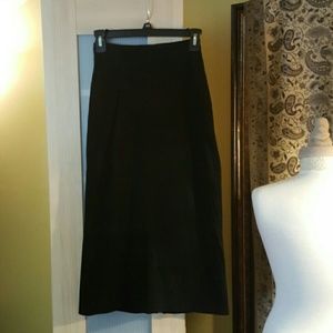 Black Suede Pencil Skirt Black Suede Pencil Skirt