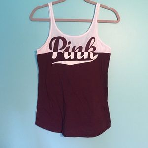 PINK thin strap tank