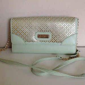 Jessica Simpson Mint w/Gold Accents Small Purse