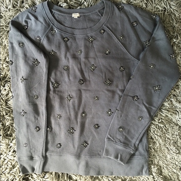 J.Crew sweatshirt with embellishment