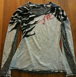 Fox Racing Long Sleeve Fitted Tee, size SM