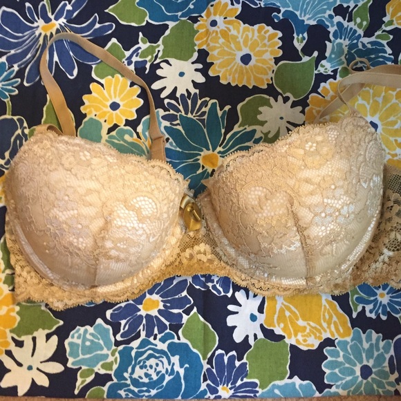 Pretty gold bra!