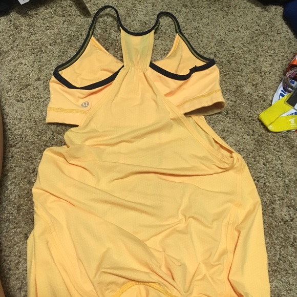 Yellow lulu lemon workout tank - Picture 2 of 3