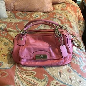 Pink Coach Handbag/Cross Body Bag