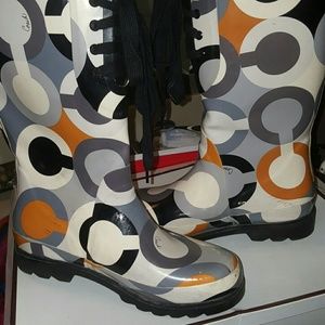 Coach rainboots