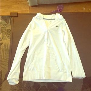 White Nike Hoodie