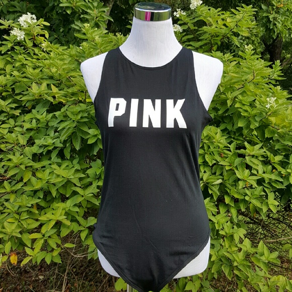 PINK Victoria's Secret Tops - Victoria's secret PINK bodysuit