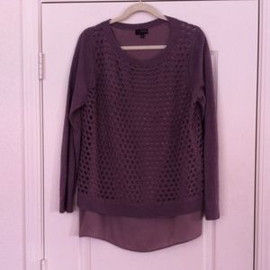 The Limited light purple sweater
