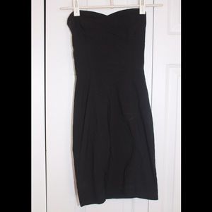 Little black body-con dress
