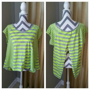 Derek Heart Plus Striped Tee