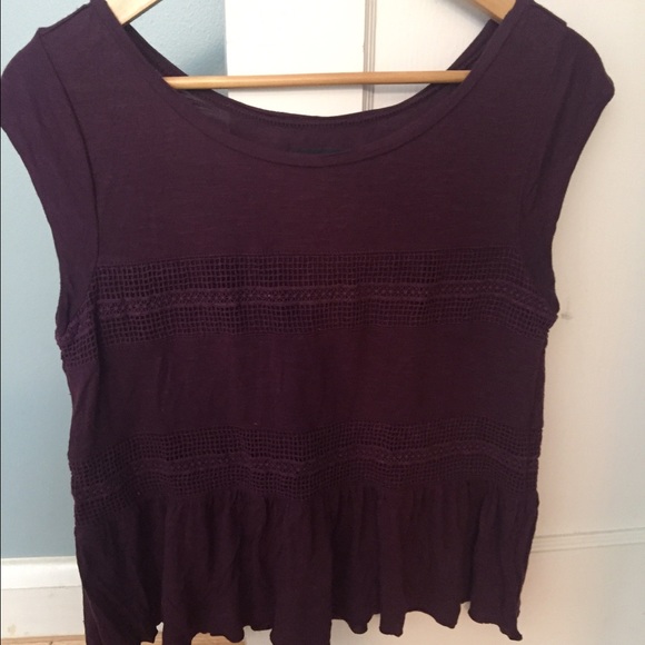 Maroon top