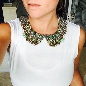 Anthropologie Collar Necklace - Green