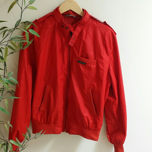 Vintage Members Only red jacket