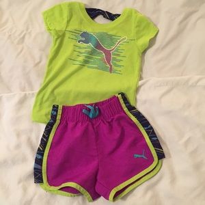 Kids athletic outfit. Puma.