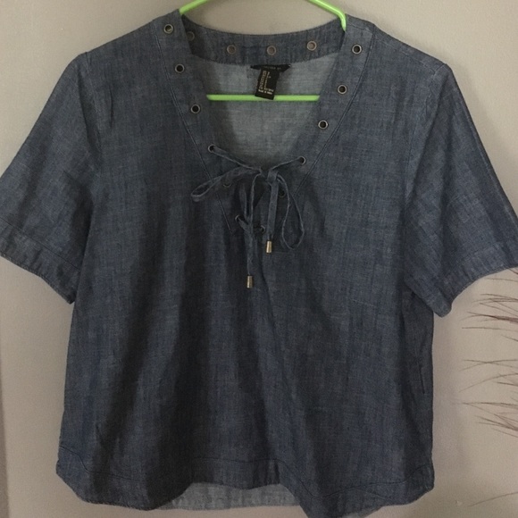 Blue Denim top from F21