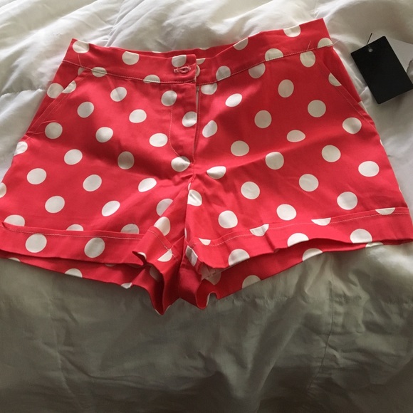 Polka dot shorts