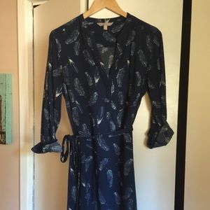 Banana Republic feather dress