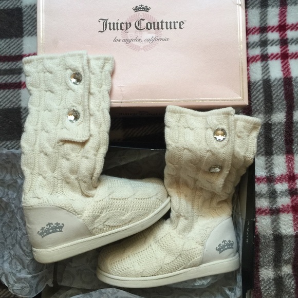 Shoes | Juicy Couture Knit Boots | Poshmark