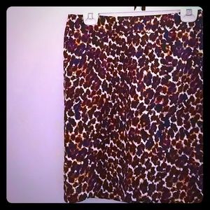 Cheetah Print Skirt