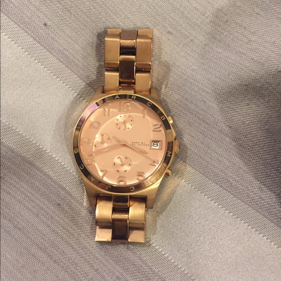 Marc by Marc Jacobs rose gold watch