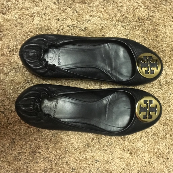 Tory burch black flats - Picture 1 of 3