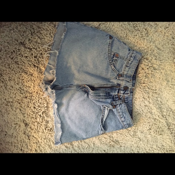 Levi's *HIGH WAISTED* jean shorts