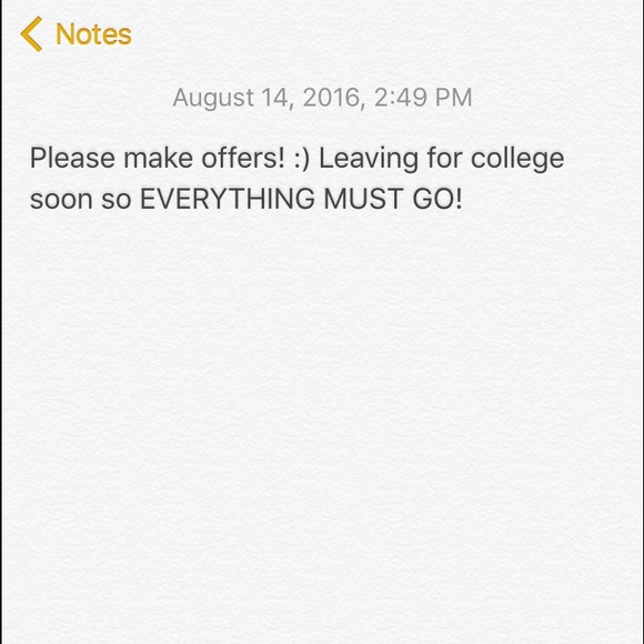 EVERYTHING MUST GO!