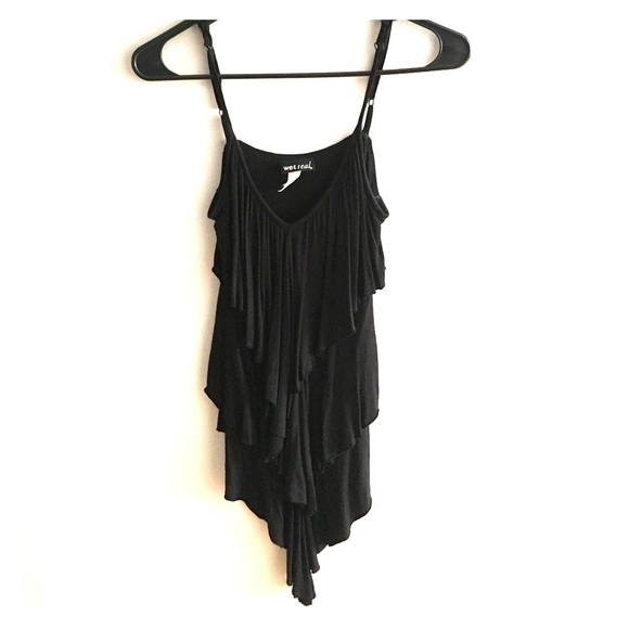 Black tank top