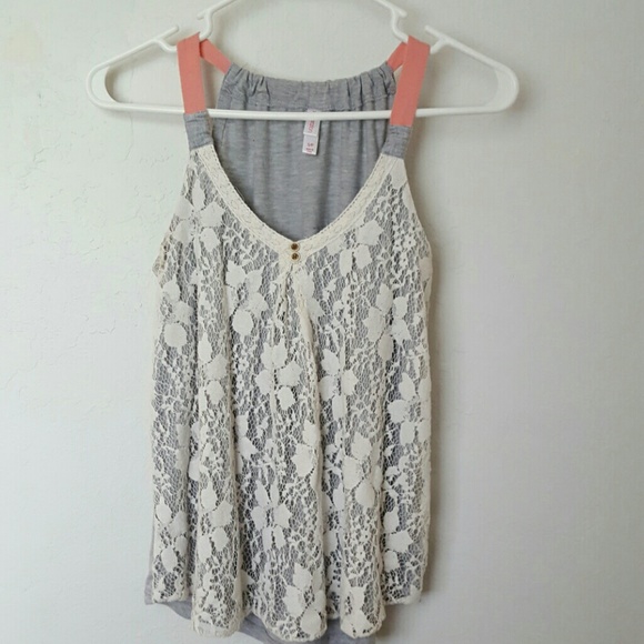 Lace tank top