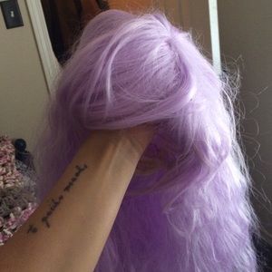 Lilac Halloween wig