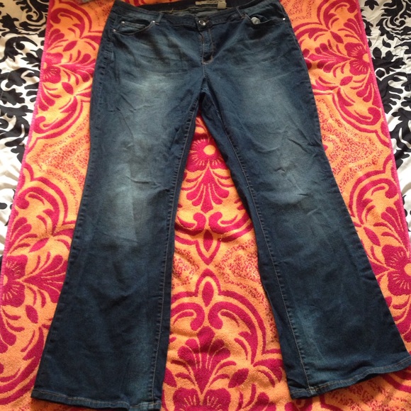 DKNY Dark Wash Bootcut Jeans