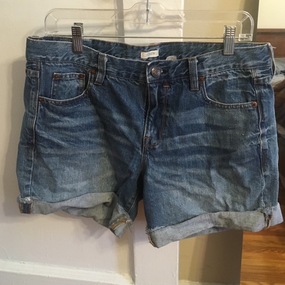 Classic J.crew Jean Cuff Shorts