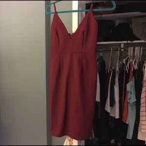 MAROON LF DRESS