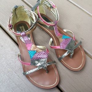 Steve Madden Multi-Colored Sandals