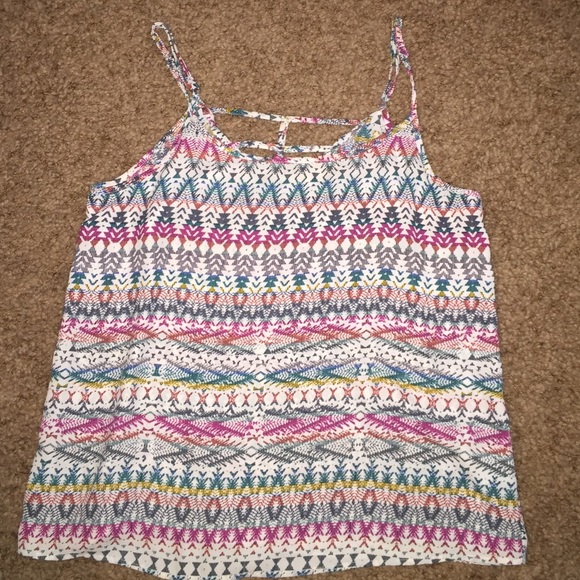 Multi Colored Flowy Tank Top!! Size medium! - Picture 1 of 3