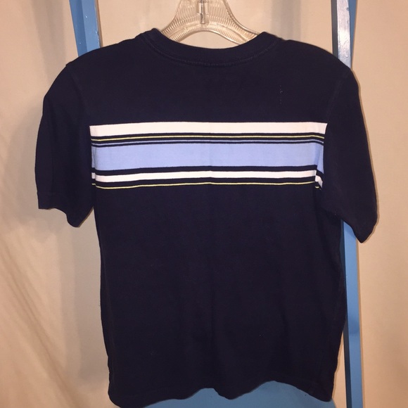 Boys Navy Stripe Tee