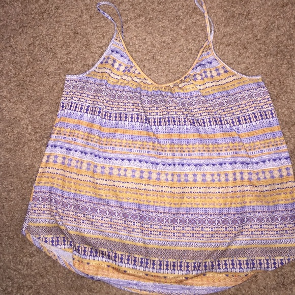 Tribal print, flow tank top! From H&M size small!