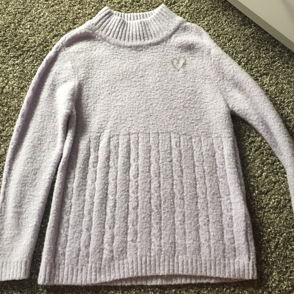 Lavender girls 5-6 sweater