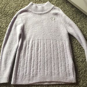 Lavender girls 5-6 sweater