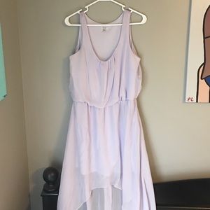 Lavender High Low Dress