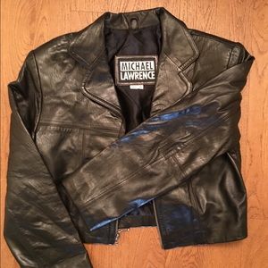 Michael Lawrence leather jacket