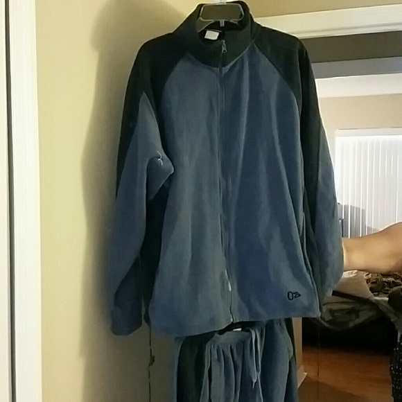 Blue sweat suit