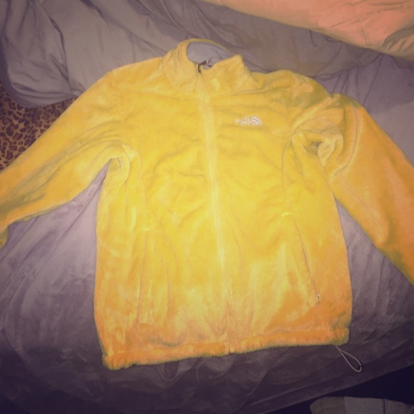Yellow northface fleece