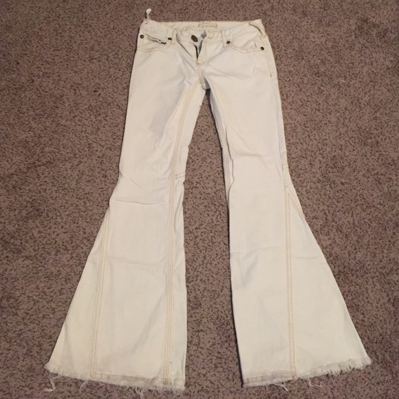 Free People white washed denim jeans