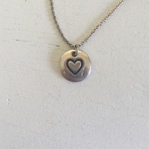 Bronze heart necklace