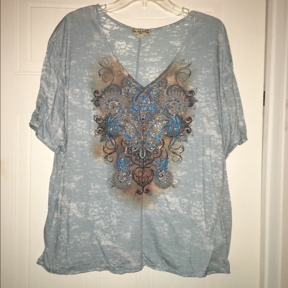 Embellished casual top