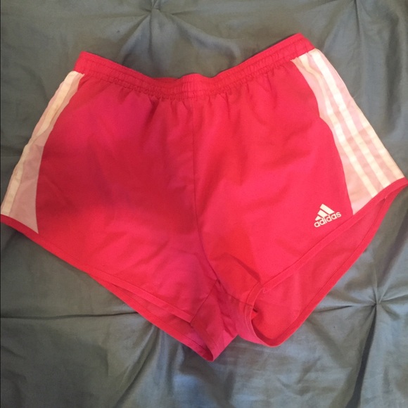 Adidas hot pink shorts