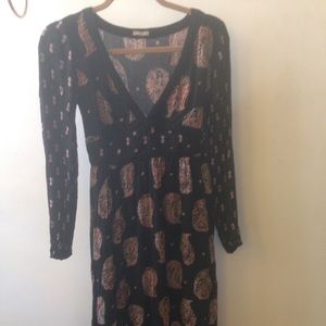 Boho ankle length dress