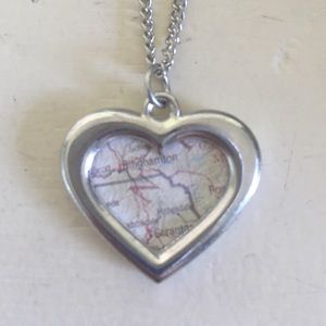 Papertowns heart shaped necklace